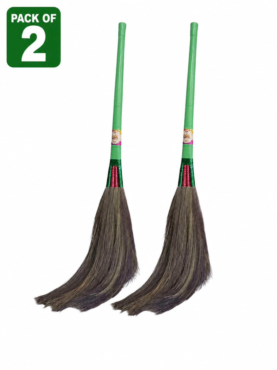 Dusty Might 4-in-1 Durable Household Jhadu Pack of 2 – Lightweight & Long Lasting