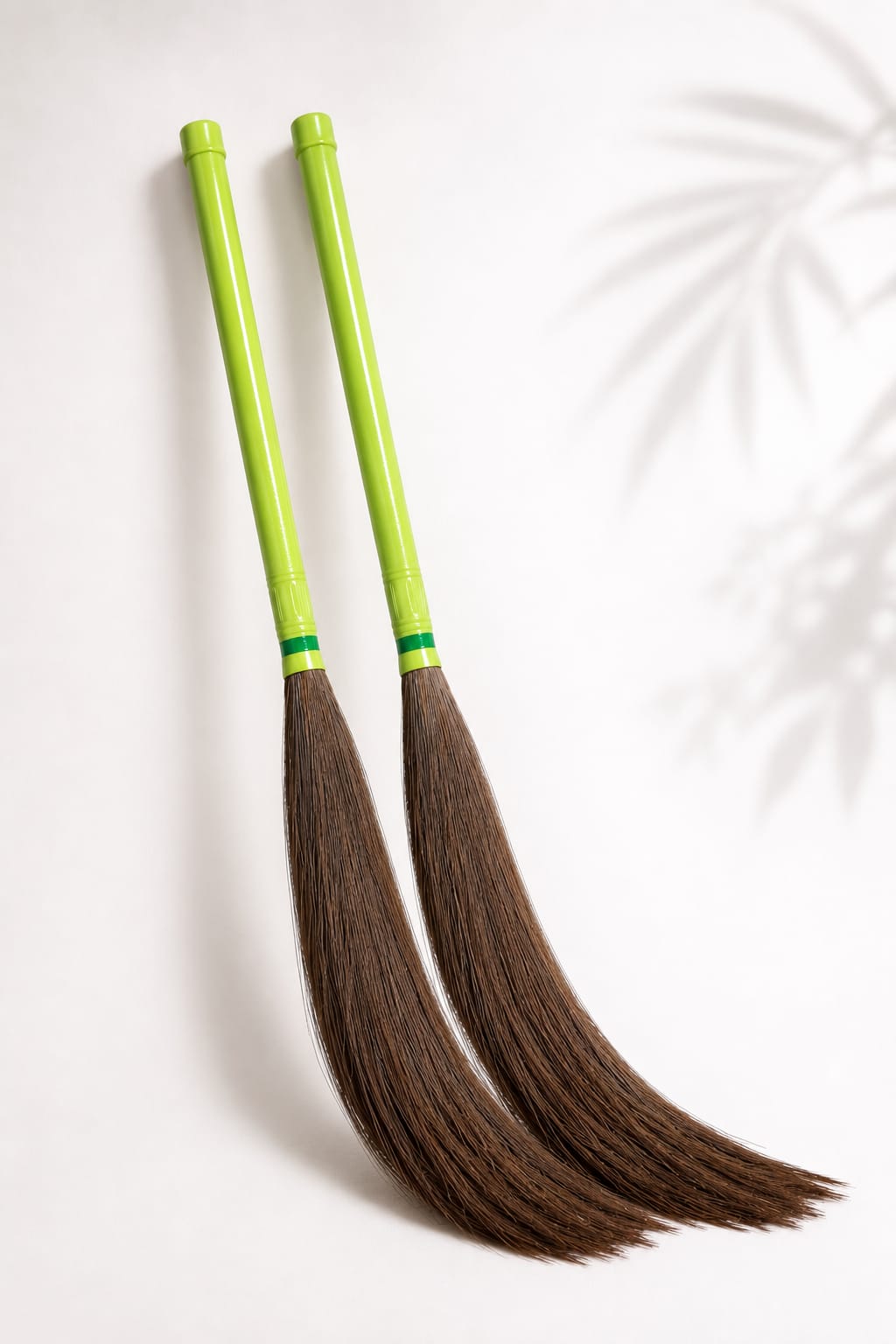 Dusty Might Long Handle Grass Broom with Durable Plastic Grip Handle for Home & Outdoor Cleaning